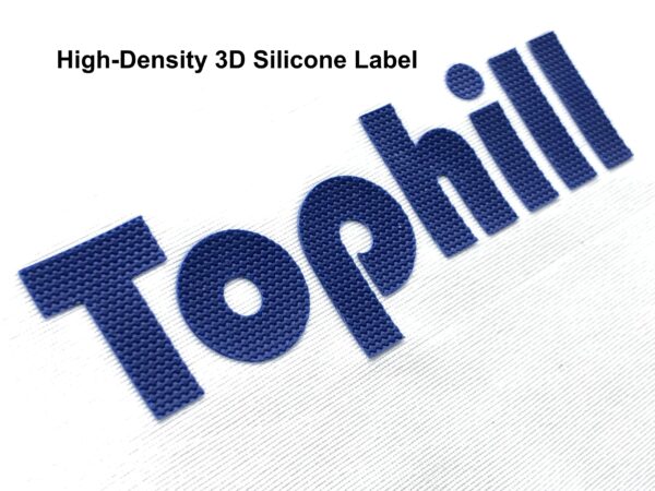 High-Density 3D Silicone Label - Blue
