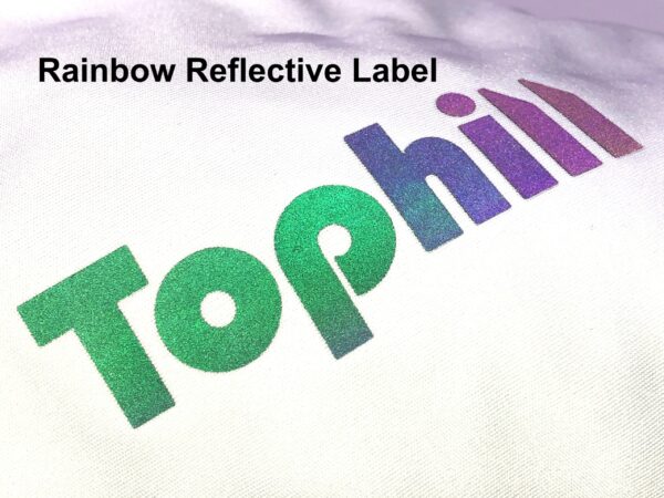 Rainbow Reflective Silicone label