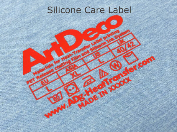 Silicone Care Label (Tagless label)